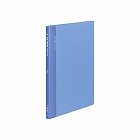 クリヤーブック固定式・横入　Ａ４縦　４０Ｐ　青