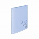 クリヤーブックキャリーオール固定Ａ４ワイド２０Ｐ青