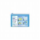 ソフトクリヤーケース＜クリヤー＆カラー＞Ａ６　薄青