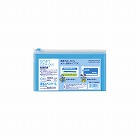 ソフトクリヤーケース〈クリヤー＆カラー〉通帳　薄青