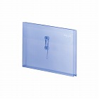 ドキュメントケース　エンベロープＡ４横　クリヤー青