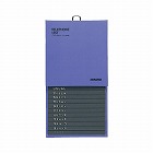 電話帳２８６名収容　ＰＰ貼り　青