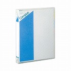 バインダーノート　ミドルタイプＡ５　２０穴　青