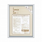 賞状額縁　アルミＢ５（七九）サイズシルバー