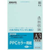 ＰＰＣカラー用紙　共用紙　Ａ３　１００枚入　青