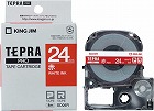 テプラ　ＰＲＯテープ　ビビッド赤ラベル２４ｍｍ白字
