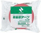 布粘着カラーテープ　５０ｍｍ×２５ｍ　赤
