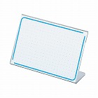 カード立てＬ型再生ＰＥＴ板　８３×１２２