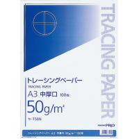 トレーシングペーパー中厚口　無地　Ａ３　１００枚