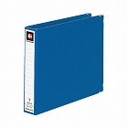 データバインダー　縦８×横１０　１６穴　青