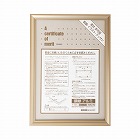 額縁　アルミ　賞状Ａ４（尺七）サイズ　ゴールド