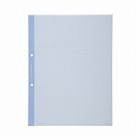 クリヤーブック替紙　Ａ４縦　２穴　青　１０枚