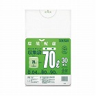 再生原料１００％ごみ袋　透明７０Ｌ（３０枚入）