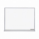 ホワイトボード無地　ヨコ　６００×４６２ｍｍ　枠銀