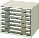 レターケース透明プラスチック引出しタイプＢ４横７段