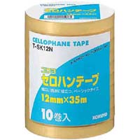 セロハンテープ工業用　１２ｍｍ×３５ｍ　１０巻入