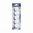 カラーマグネット　φ３０ｍｍ５個入　白
