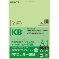 ＰＰＣカラー用紙　共用紙　Ａ４　１００枚　緑