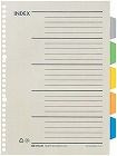 カラーインデックス（多穴）Ａ４縦　３０穴５山１０組