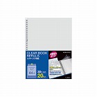 クリヤーブック替紙　中紙なし　Ａ４縦３０穴　２０枚