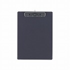 用箋挟Ｂ（総クロス貼り）カラーＡ４短辺とじ濃灰