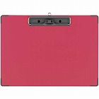 用箋挟Ｂ（総クロス貼り）カラーＡ４長辺とじ赤