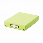 デスクトレー　くるみ貼りＡ４　黄緑