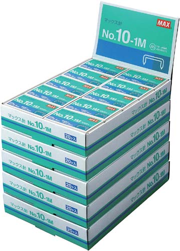 ホッチキス針NO.10-1M 1000本入×100箱