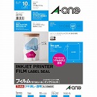 フィルムラベル　透明ツヤ消しＩＪＰ　１面１０枚×５