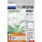 マルチカードＡ４　名刺二つ折　５面　１０枚×５冊