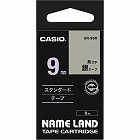 ネームランド　銀色テープ　９ｍｍ　黒文字
