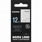 ネームランド　透明テープ　１２ｍｍ　白文字