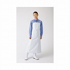 ウエーブロックワンタッチ前掛　Ｂ型　ホワイト