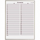 ホワイトボード　月予定タテ　６００×９００ｍｍ