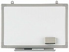 樹脂枠ホワイトボード　グレー枠３００×４５０ｍｍ