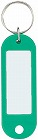 キーホルダー型名札　緑　５０個入