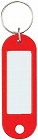 キーホルダー型名札　赤　５０個入