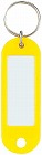 キーホルダー型名札　黄　５０個入