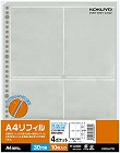 Ａ４リフィル　４ポケット　３０穴　１００枚