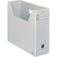 ファイルボックス　Ｈタイプ　ＰＰ　Ａ４横　灰　５個