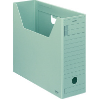 ファイルボックス　Ｈタイプ　ＰＰ　Ａ４横　緑　５個