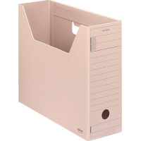 ファイルボックス　Ｈタイプ　ＰＰ　Ａ４横　桃　５個