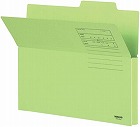 持ち出しフォルダーＡ４　緑　１０枚
