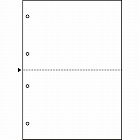 マルチプリンタ帳票　Ａ４　白紙２面４穴　１２００枚