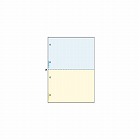 マルチプリンタ帳票　Ａ４カラー２面４穴　１２００枚