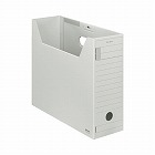 ファイルボックス　Ｆタイプフタ付　Ａ４横　灰