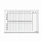 ホーローホワイトボード月予定タテ６１０×８９８ｍｍ