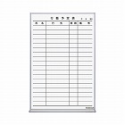 ホーローホワイトボード行動予定表９０９×６００ｍｍ