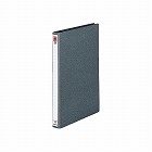 スプリングファイル　Ａ４縦　２穴　濃灰　１冊