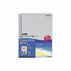 クリヤーブック替紙　Ａ４縦３０穴　灰　１０枚